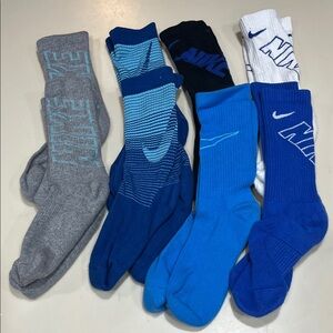 Nike Kids Blue and Gray Socks Set